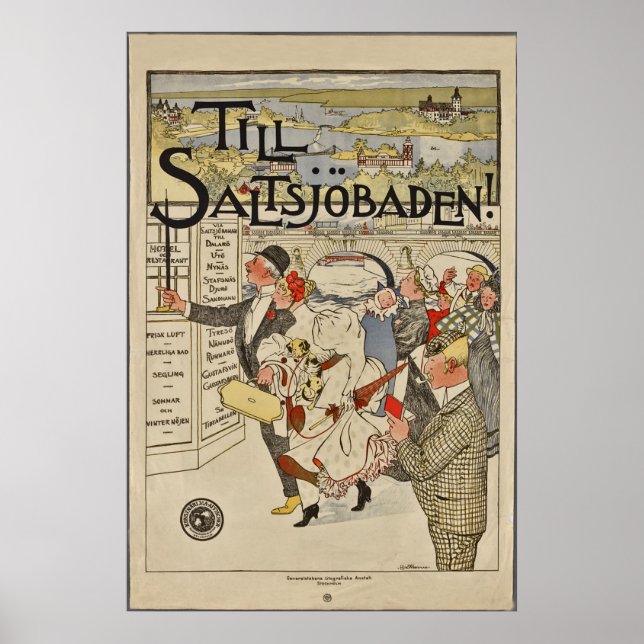 Till Saltsjöbaden ~ Se Vidare Länken. Elin Westman Poster (Framsidan)