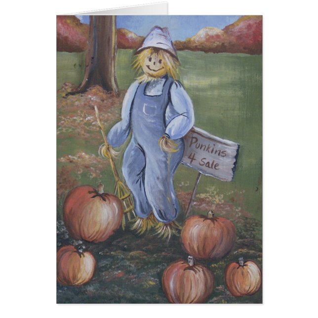 Till salu Punkins Hälsningskort (Framsidan)