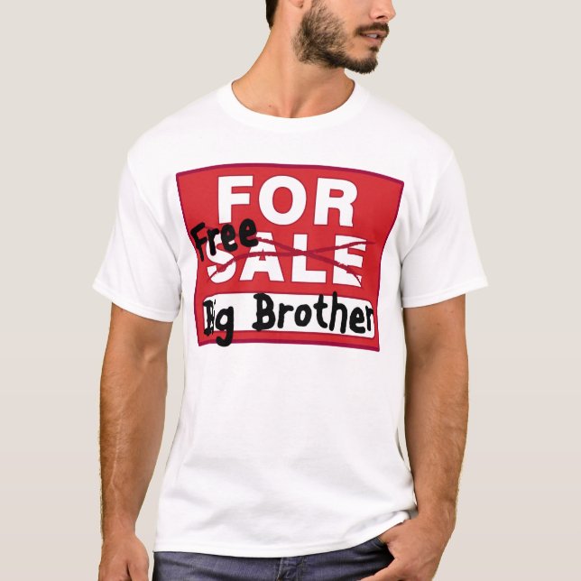 Till salu rolig T-tröja för storebror T-shirt (Framsida)