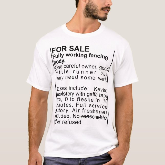 Till salu t-shirt (Framsida)