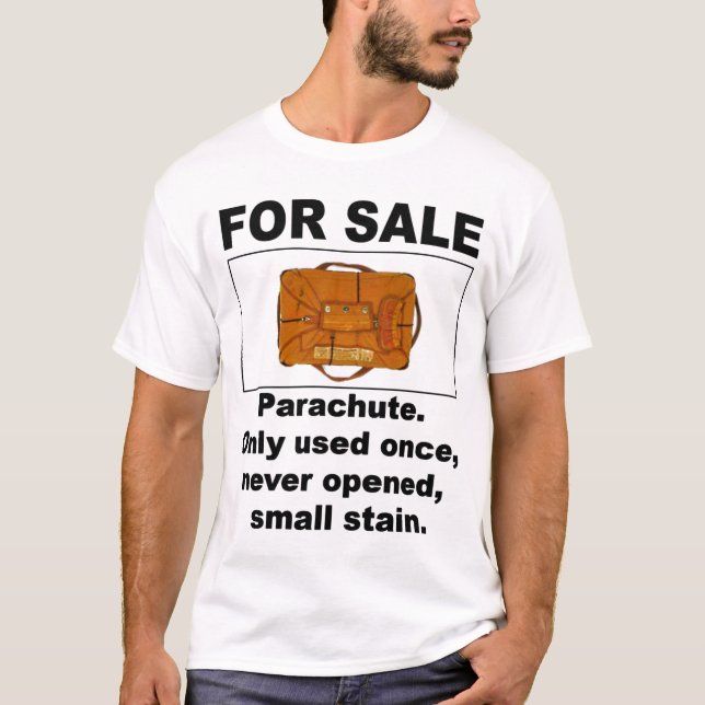 Till salu T-tröja för fallskärm Tee (Framsida)