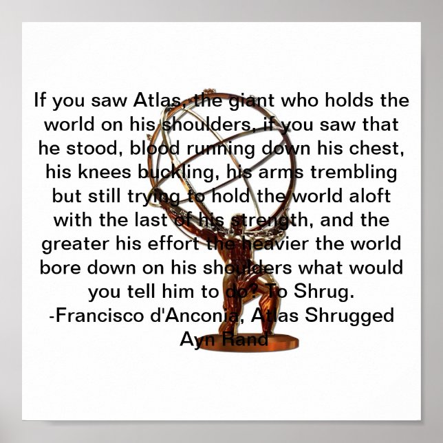 Till Shrug Poster (Framsidan)