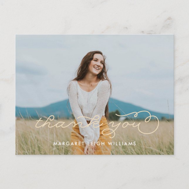 Till sist: Foto Studenten Tack vykort (Framsida)