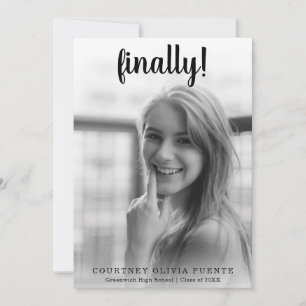 Till sist: Simple Photo Modern Studenten Meddelande