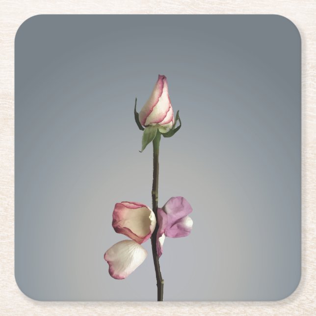 Till sista petalen... underlägg papper kvadrat (Framsidan)