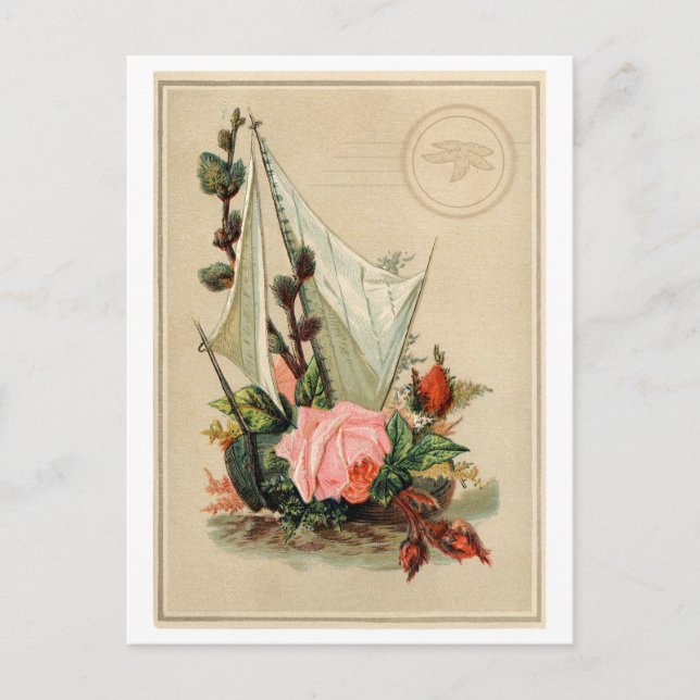 Till sjöss - vykort (Framsida)