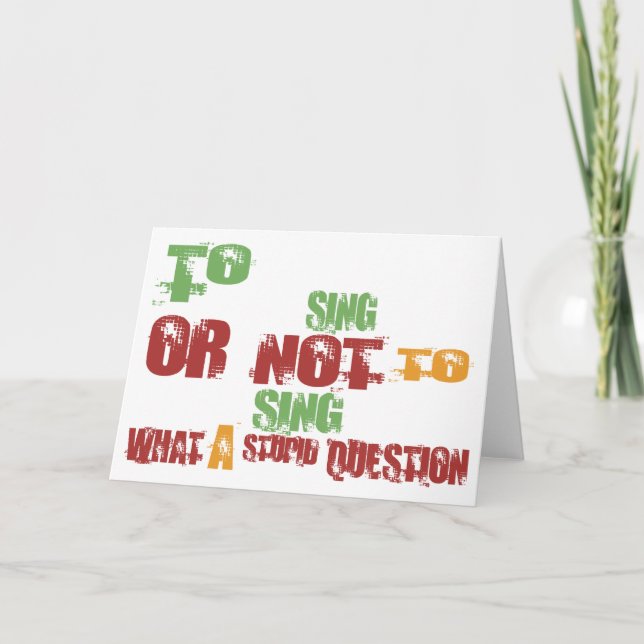 Till Sjunga Kort (Framsida)