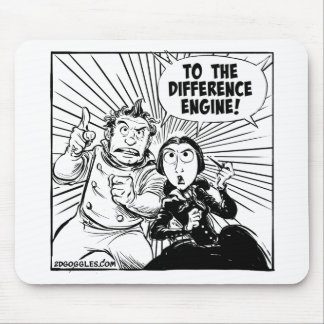Till skillnadmotorn Mousemat Musmatta