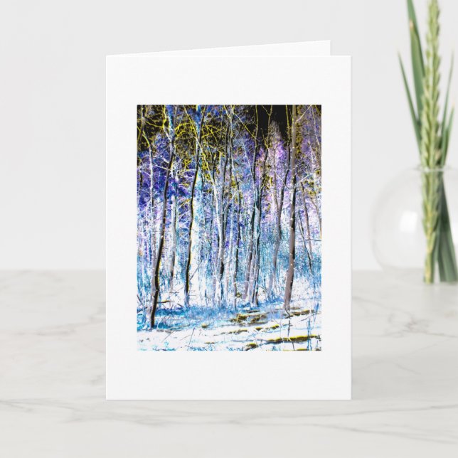 Till Skogen-anteckningskortet Helgkort (Framsida)