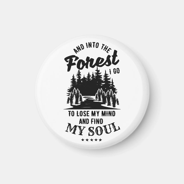 Till skogen jag går magnet (Framsidan)