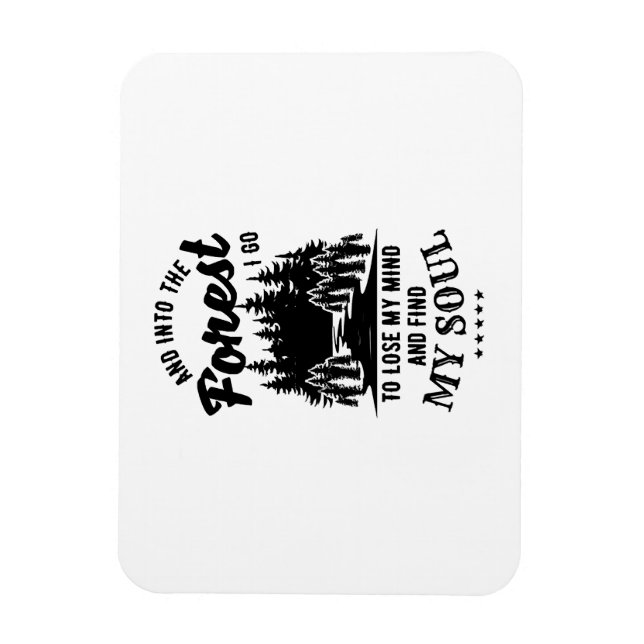 Till skogen jag går magnet (Vertikal)