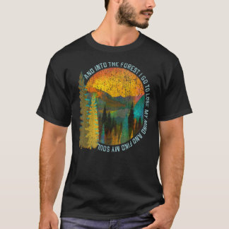 Till skogen jag går och hyr in skeppskvarn Älskare T Shirt