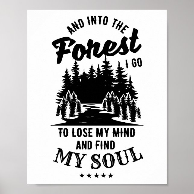 Till skogen jag går poster (Framsidan)
