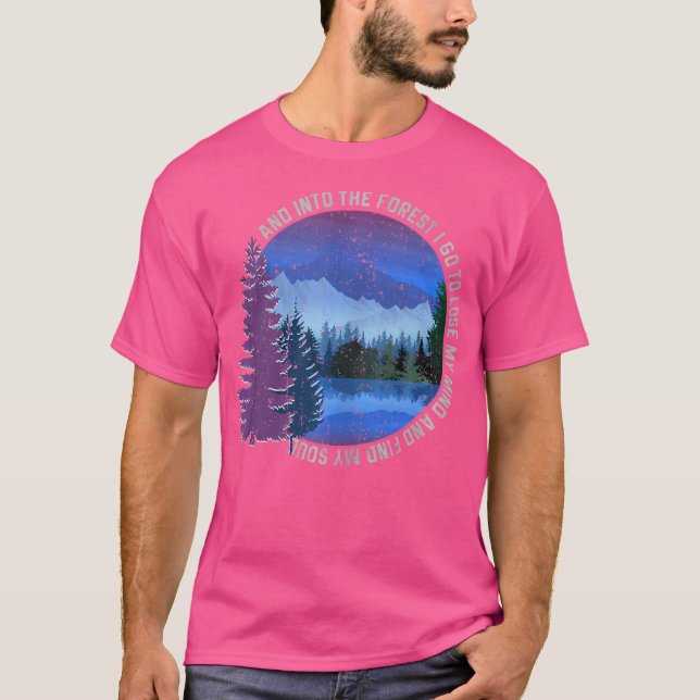 Till skogen som jag går och som är en hiking Campi T Shirt (Framsida)