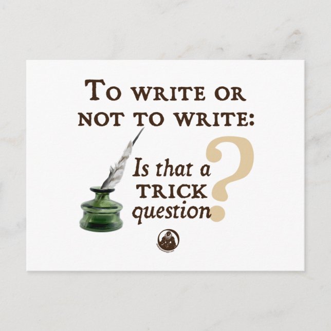 Till Skriva eller inte till Skriva Vykort (Framsida)