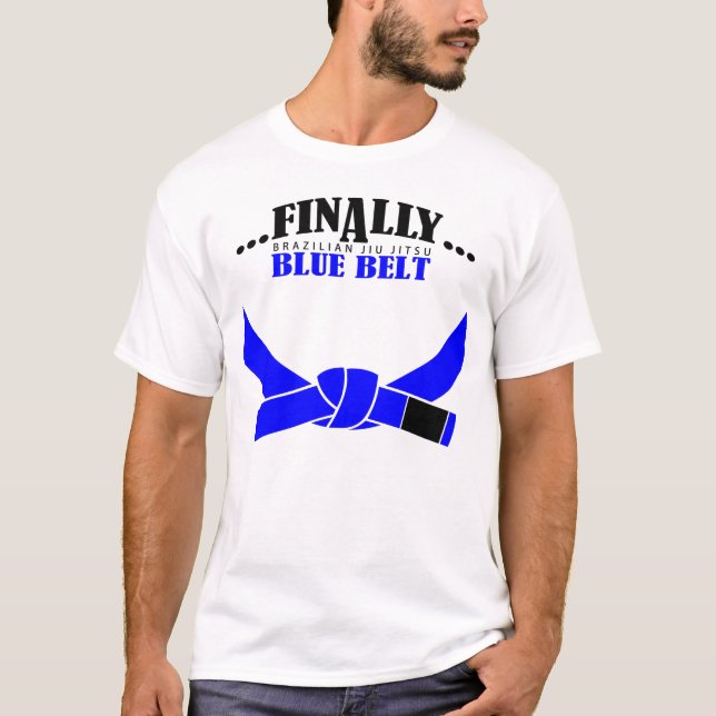 Till slut BJJ Blue Bälte!!!!! T Shirt (Framsida)