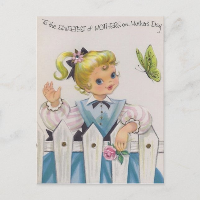 Till Sötaste Mor Vykort (Framsida)