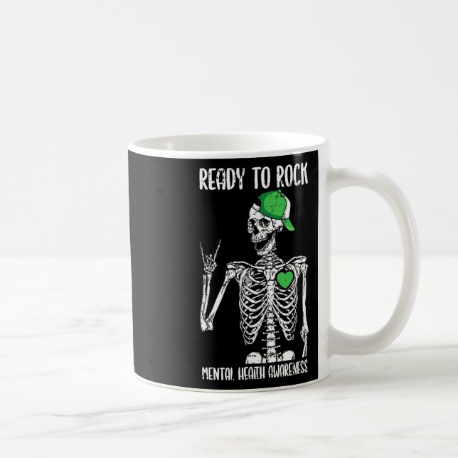 Till Sten, Mental Health Awareness Skeleton Sten H Kaffemugg (Höger)
