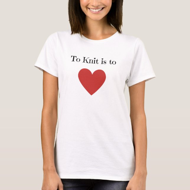 Till Sticka ligger Kärlek - T Shirt (Framsida)