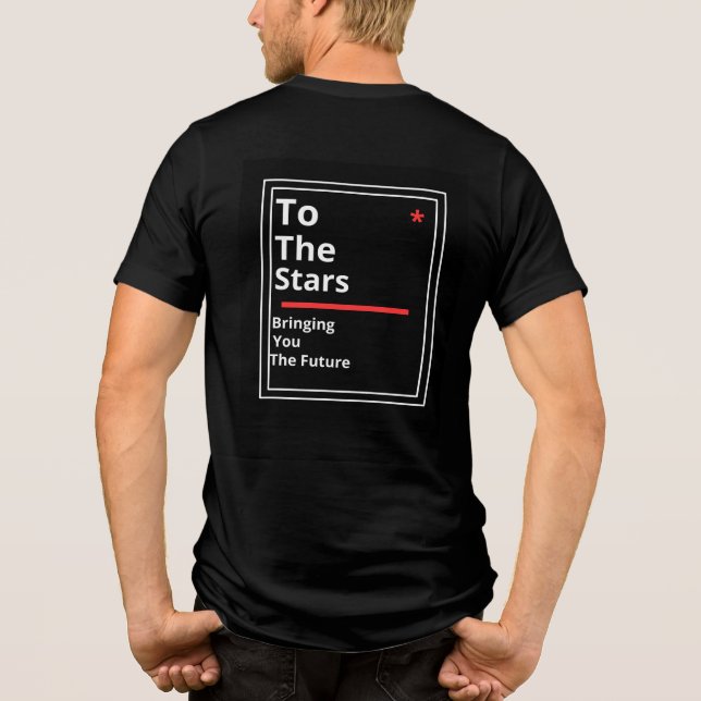 Till stjärnorna t shirt (Baksida)