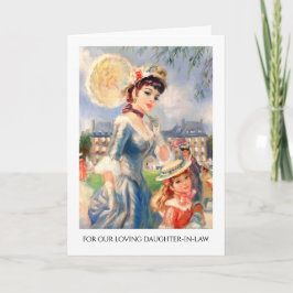 Till svärdotter om Mors dag Fine Art Kort