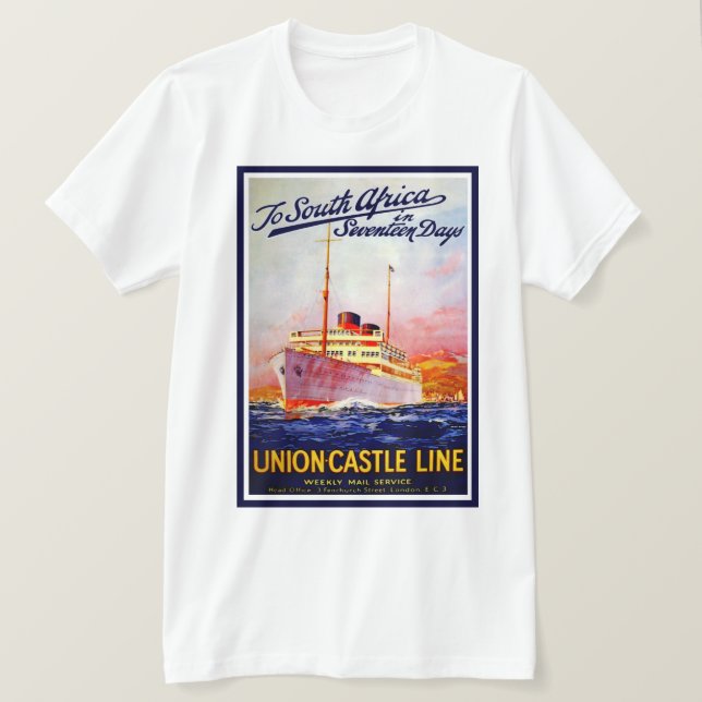 Till Sydafrika i 17 dagar T Shirt (Design framsida)