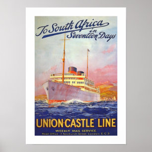 Till Sydafrika i sjuttondagar Poster