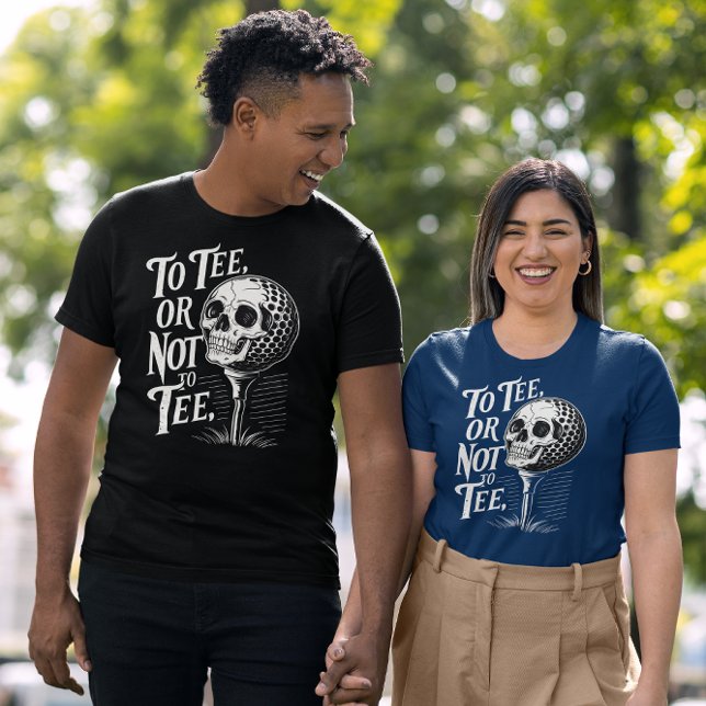 Till Tee eller not to Tee - Snyggt Funny Golf T-Sh (Skapare uppladdad)