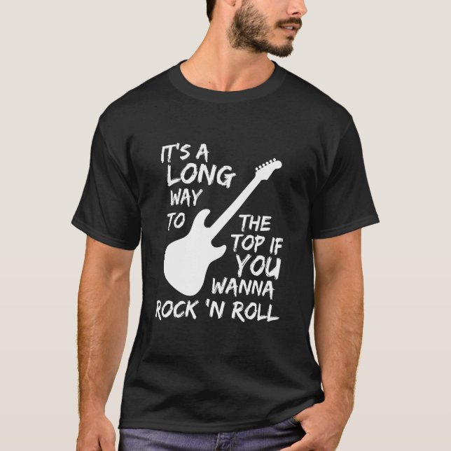 Till toppen du vill att Sten ska rulla T Shirt (Framsida)