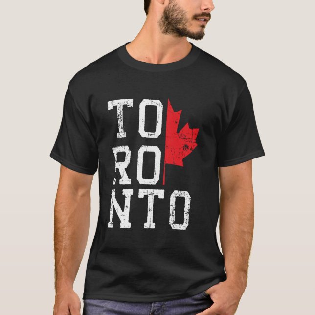 till Toronto Kanada T Shirt (Framsida)