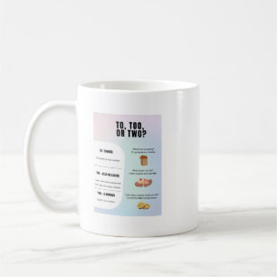 Till två grammatiker kaffemugg