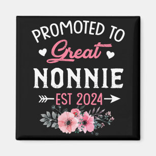 Till Underbar Nonnie Est 2024 Flower Magnet