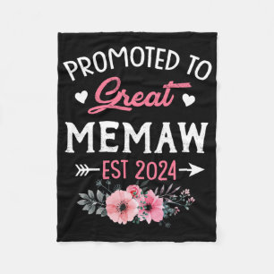 Till Underbar PM EST 2024 Flower Fleecefilt