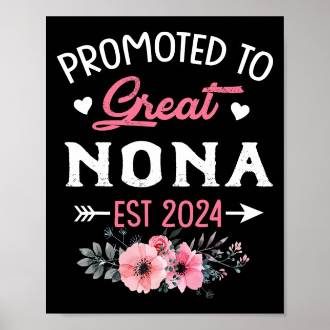 Till Underbara Nona Est 2024, blomma Poster (Framsidan)