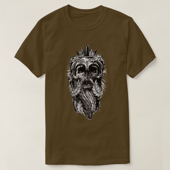 Till Valhalla T Shirt (Design framsida)