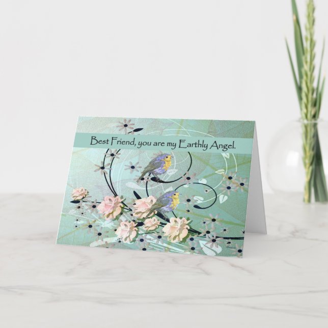 Till vän (adjö från Terminalt sjuk vän) Kort (Framsida)