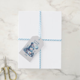 Till vår baby Grandson-jul Presentetikett