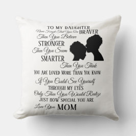Till vår dotter från Mamma Kudde
