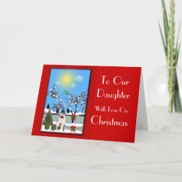 Till vår dotter helgkort