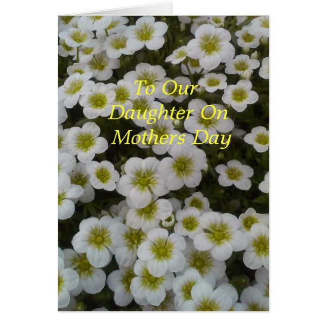 Till vår dotter i Mors dag Hälsningskort (Framsidan)