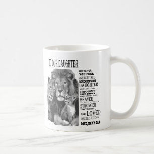 Till vår dotter kaffemugg