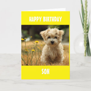 TILL VÅR ELLER MIN SON PÅ DIN BIRTHDAY! KORT