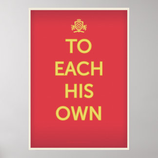 Till var och en av sina egna poster