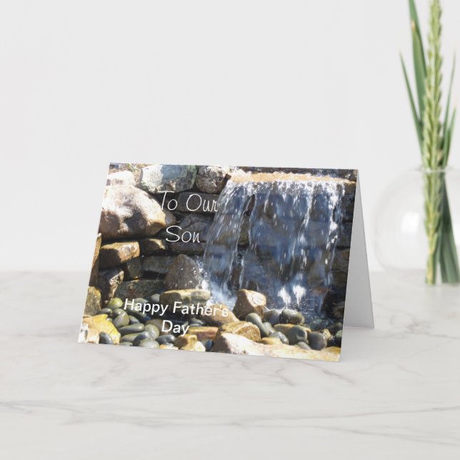 Till vår son kort (Framsida)