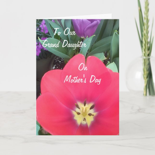 Till vår stora dotter kort (Framsida)