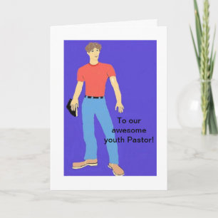 Till vår ungdomspastor tack kort