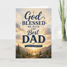 Till världen är du en pappa Fars dag-kort