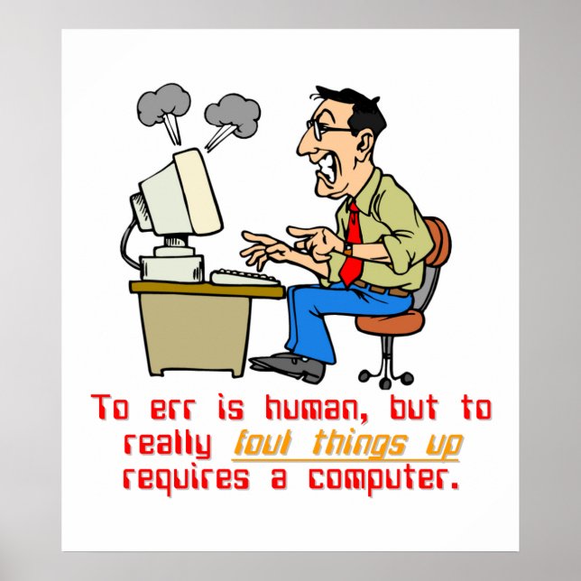 Till Verkligen Err är dator (1) Poster (Framsidan)