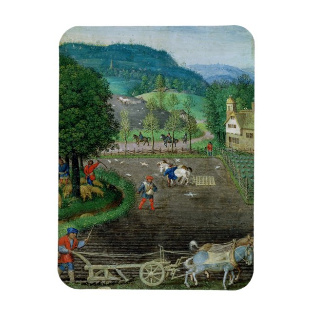 Tillägg 18855 oktober: plöjning och sådd, från en  magnet (Vertikal)