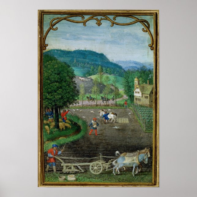 Tillägg 18855 oktober: plöjning och sådd, från en  poster (Framsidan)